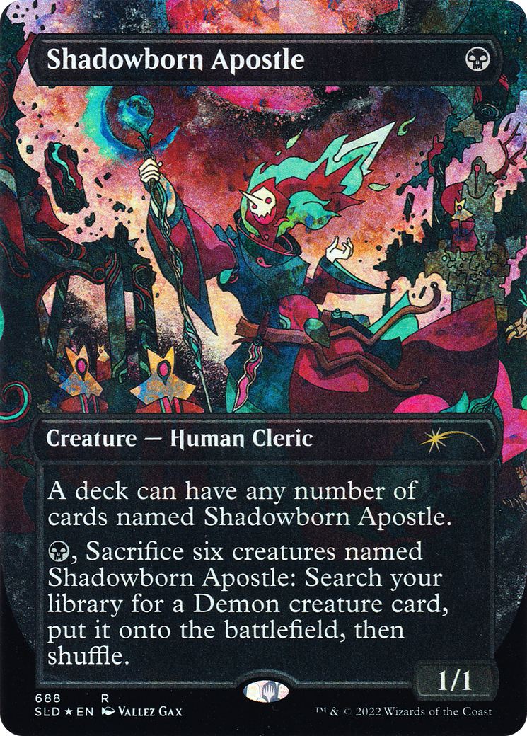 Shadowborn Apostle (688) (Borderless) [Secret Lair Drop Promos] | Nerdhalla Games