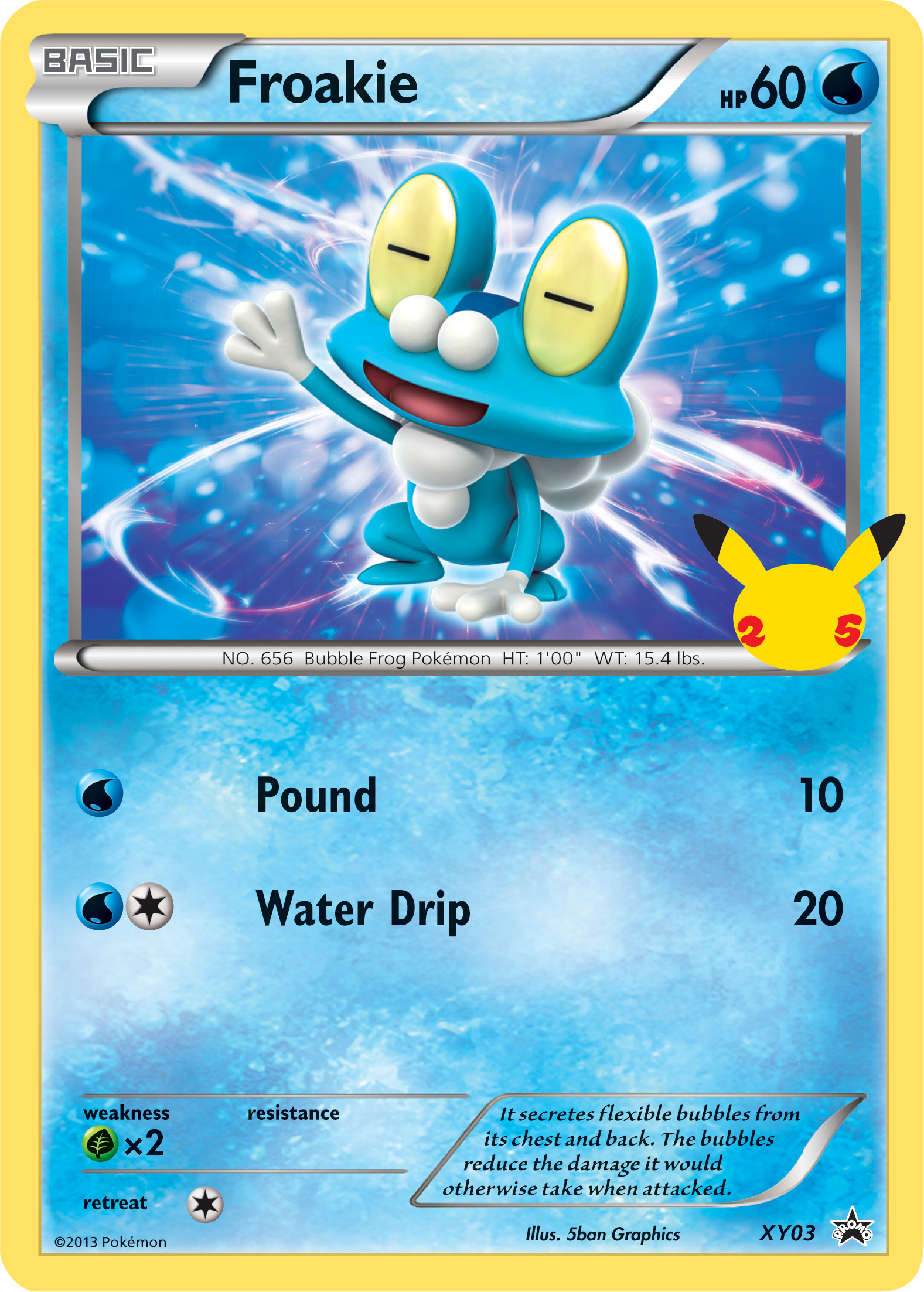 Froakie (XY03) (Jumbo Card) [First Partner Pack] | Nerdhalla Games