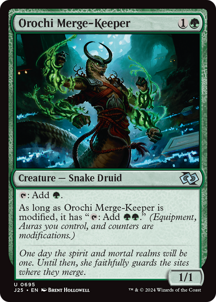 Orochi Merge-Keeper [Foundations Jumpstart] | Nerdhalla Games