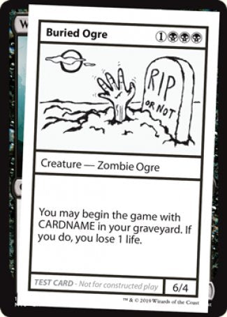 Buried Ogre (2021 Edition) [Mystery Booster Playtest Cards] | Nerdhalla Games