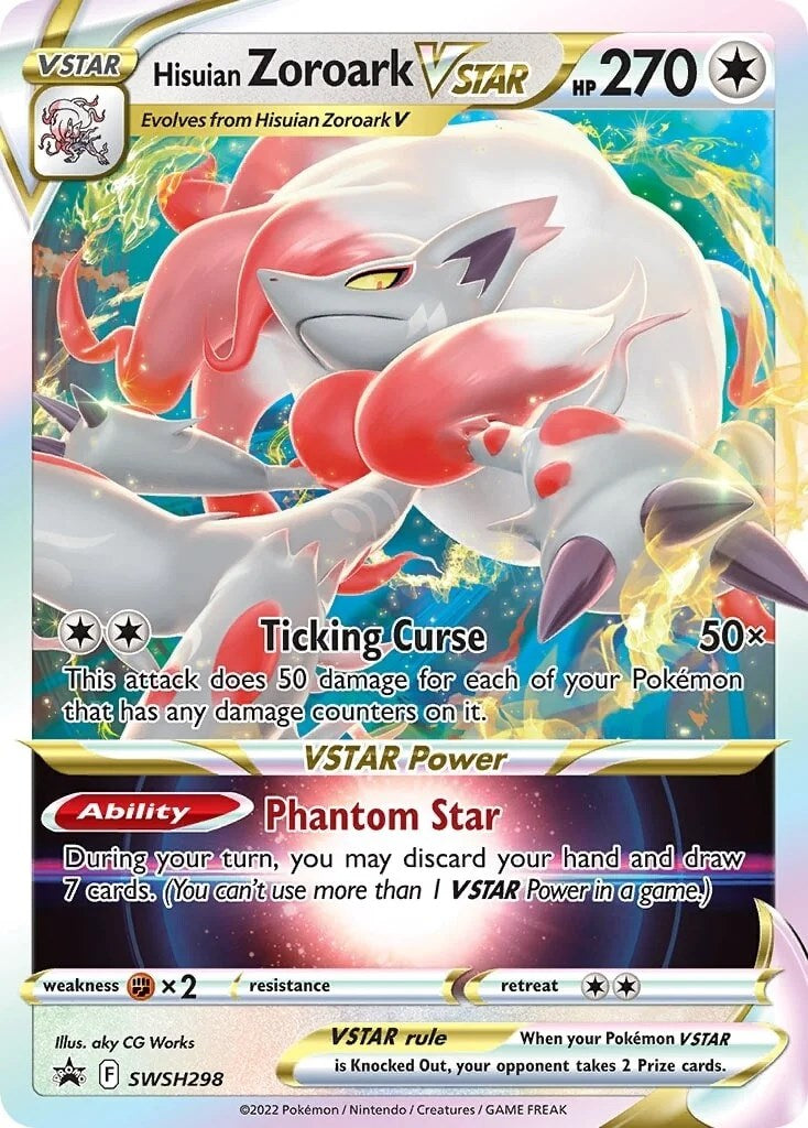 Hisuian Zoroark VSTAR (SWSH298) (Jumbo Card) [Sword & Shield: Lost Origin] | Nerdhalla Games