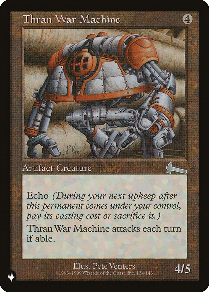 Thran War Machine [The List] | Nerdhalla Games