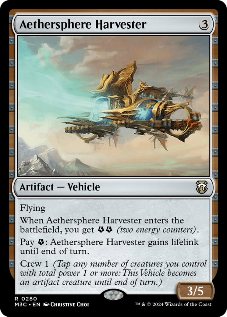 Aethersphere Harvester [Modern Horizons 3 Commander] | Nerdhalla Games