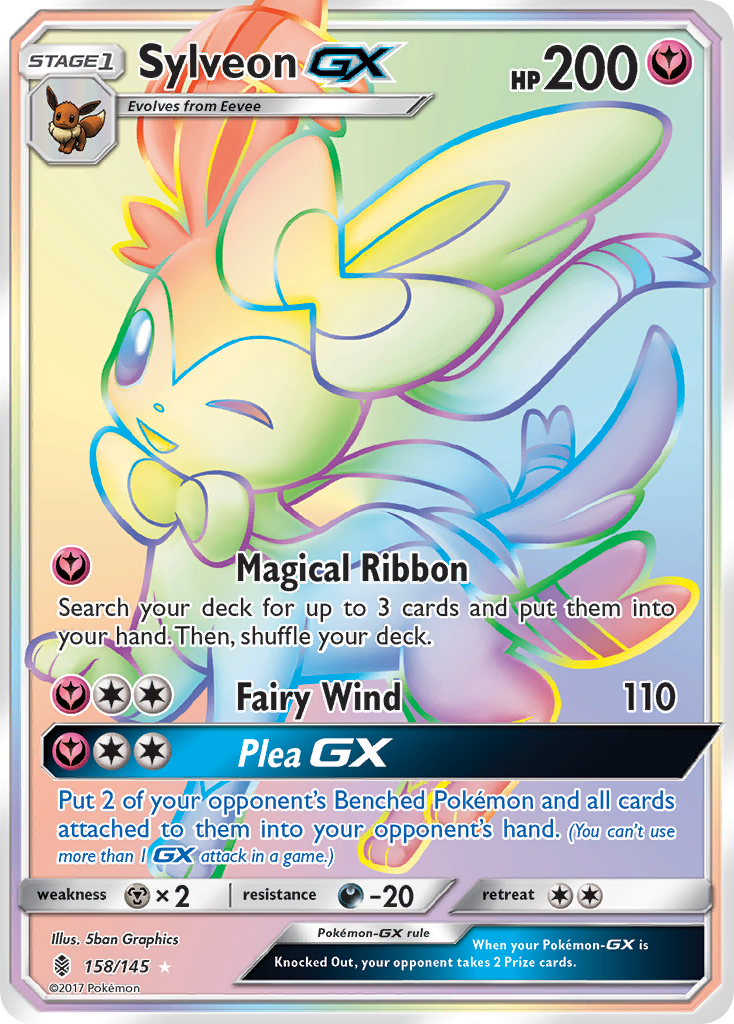 Sylveon GX (158/145) [Sun & Moon: Guardians Rising] | Nerdhalla Games