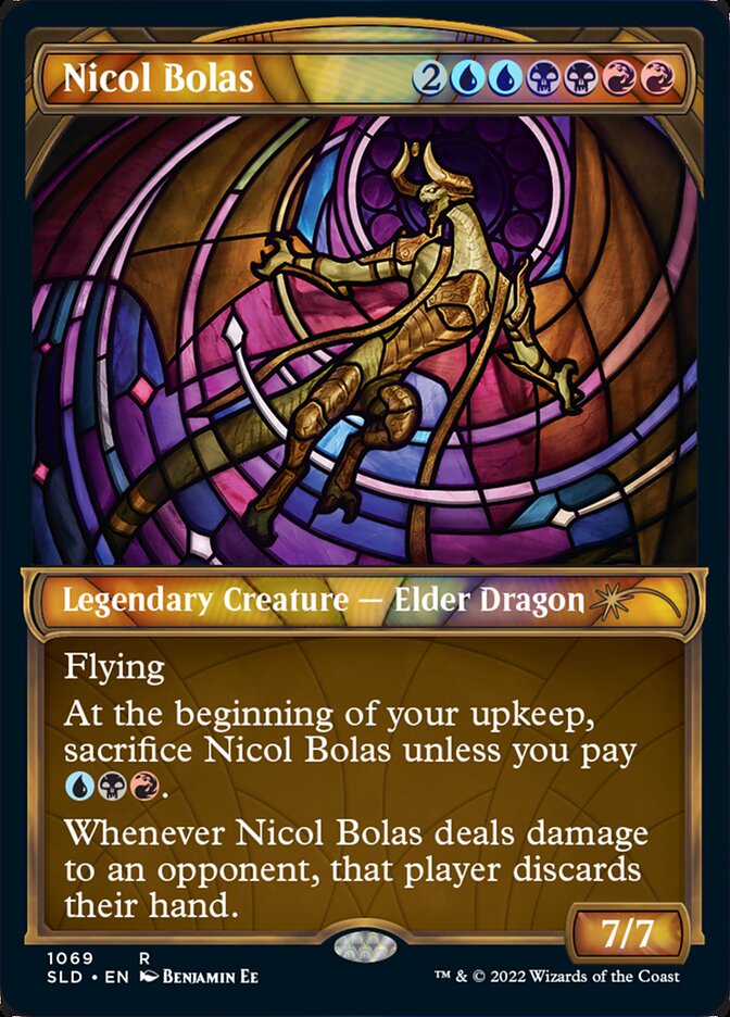 Nicol Bolas (Showcase Textured) [Secret Lair Drop Series] | Nerdhalla Games