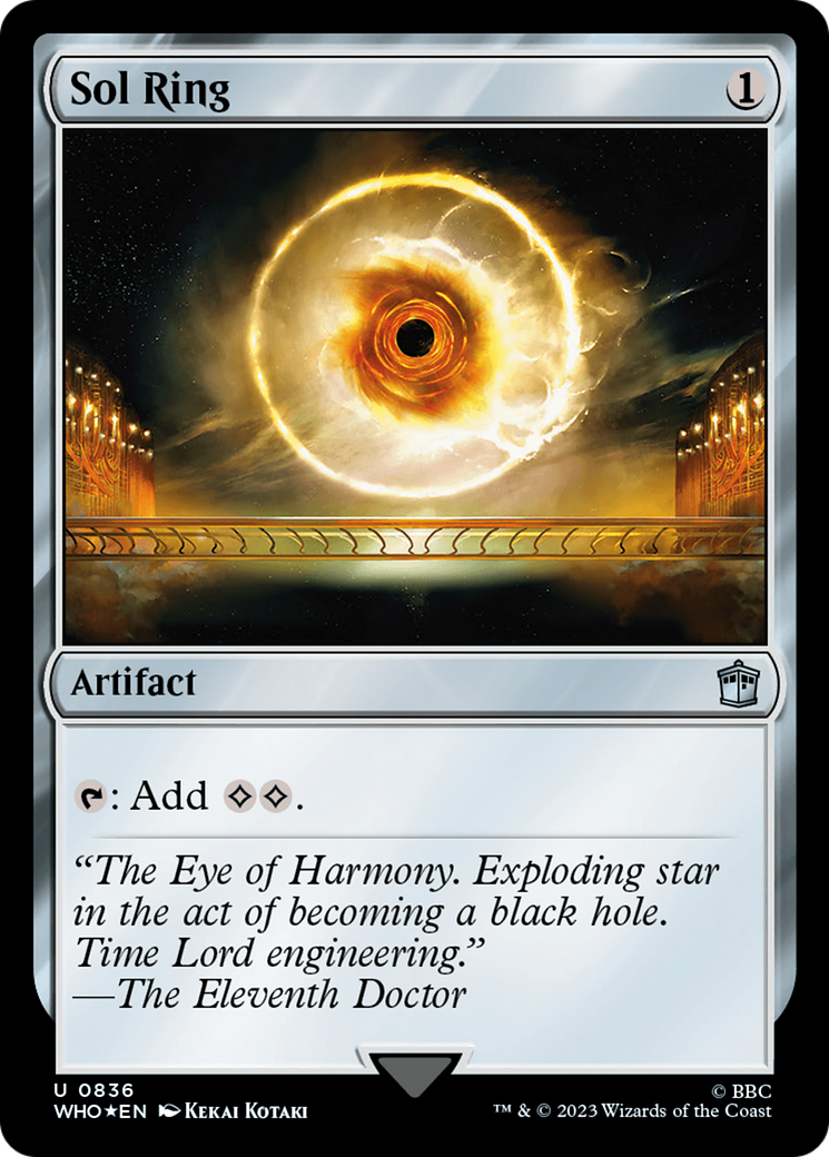 Sol Ring (Surge Foil) [Doctor Who] | Nerdhalla Games