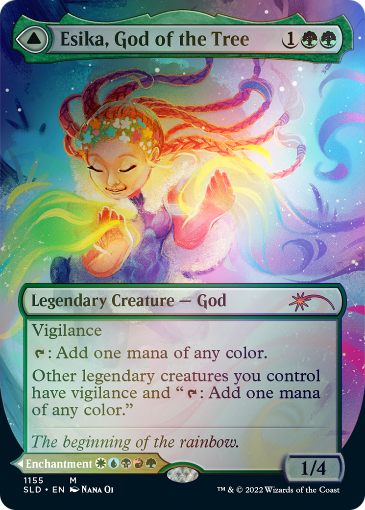 Esika, God of the Tree // The Prismatic Bridge (Borderless) [Secret Lair: From Cute to Brute] | Nerdhalla Games