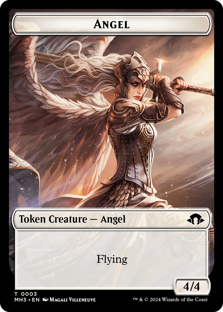 Eldrazi Spawn // Angel Double-Sided Token [Modern Horizons 3 Tokens] | Nerdhalla Games