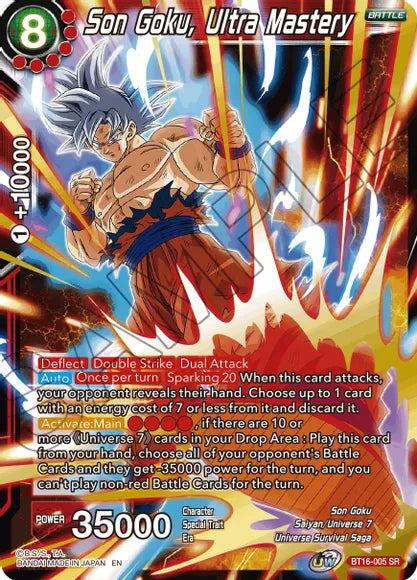 Son Goku, Ultra Mastery (BT16-005) [Realm of the Gods] | Nerdhalla Games