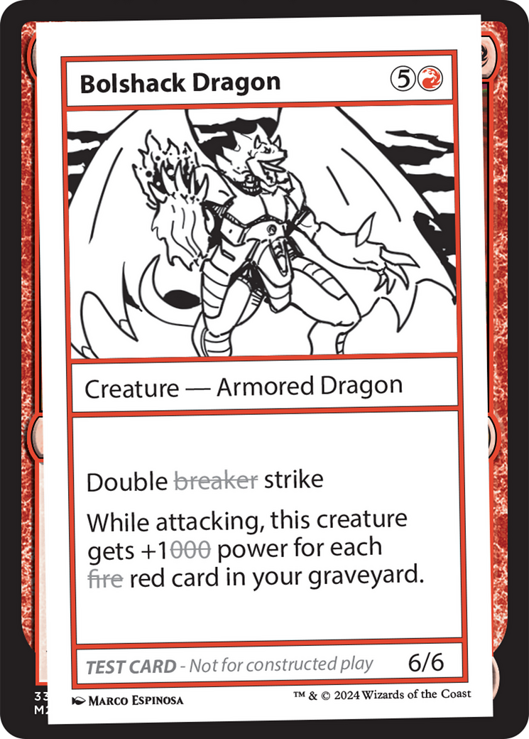 Bolshack Dragon [Mystery Booster 2 Playtest Cards] | Nerdhalla Games