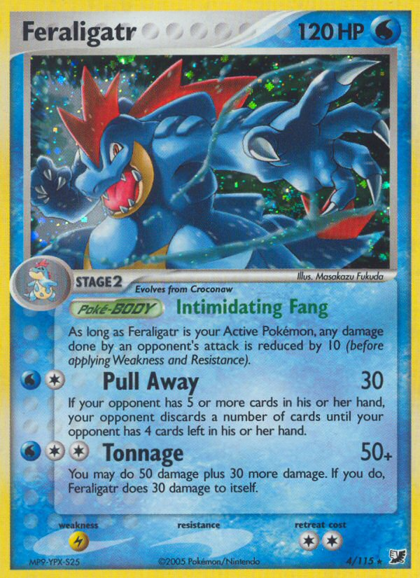 Feraligatr (4/115) [EX: Unseen Forces] | Nerdhalla Games