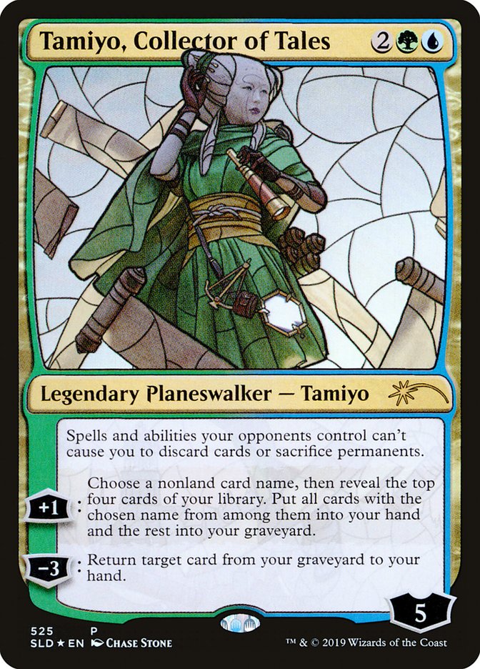 Tamiyo, Collector of Tales (Stained Glass) [Secret Lair Drop Promos] | Nerdhalla Games