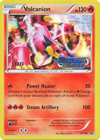 Volcanion (XY145) (Staff) [XY: Black Star Promos] | Nerdhalla Games