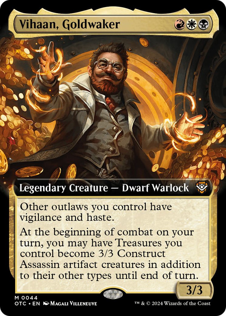 Vihaan, Goldwaker (Extended Art) [Outlaws of Thunder Junction Commander] | Nerdhalla Games