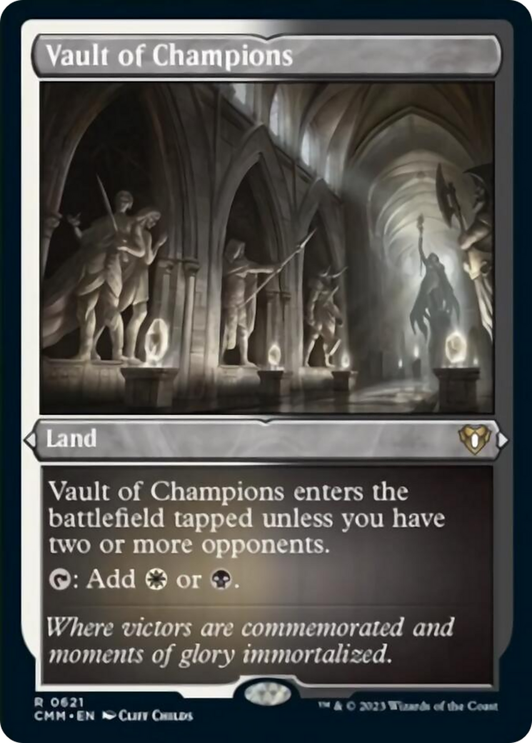 Vault of Champions (Foil Etched) [Commander Masters] | Nerdhalla Games