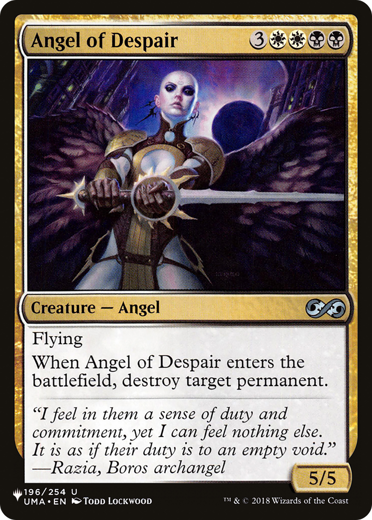 Angel of Despair [The List] | Nerdhalla Games