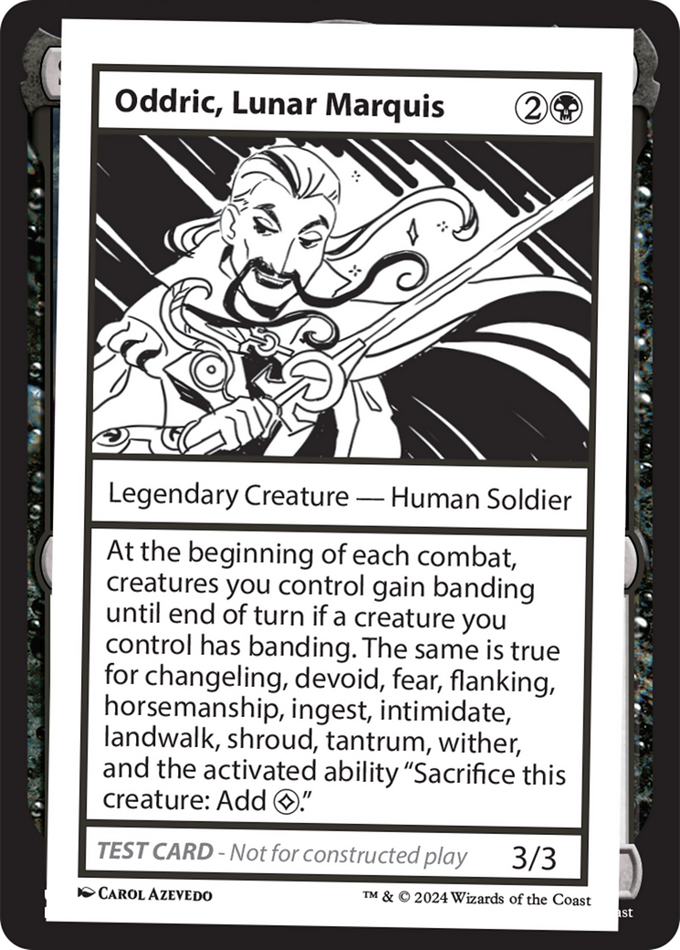 Oddric, Lunar Marquis [Mystery Booster 2 Playtest Cards] | Nerdhalla Games