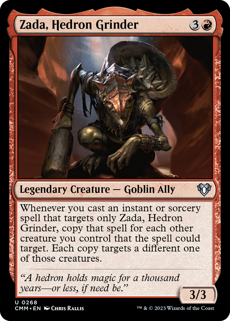 Zada, Hedron Grinder [Commander Masters] | Nerdhalla Games