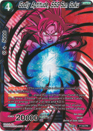 Godly Aptitude, SSG Son Goku (P-164) [Promotion Cards] | Nerdhalla Games