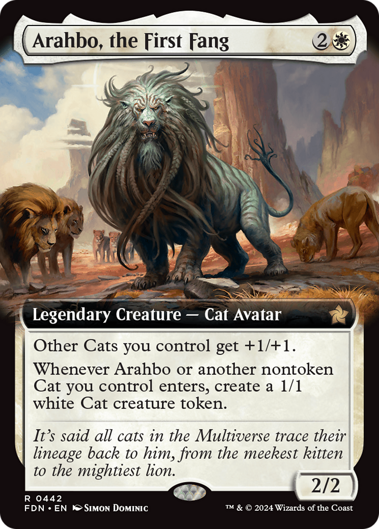 Arahbo, the First Fang (Extended Art) [Foundations] | Nerdhalla Games