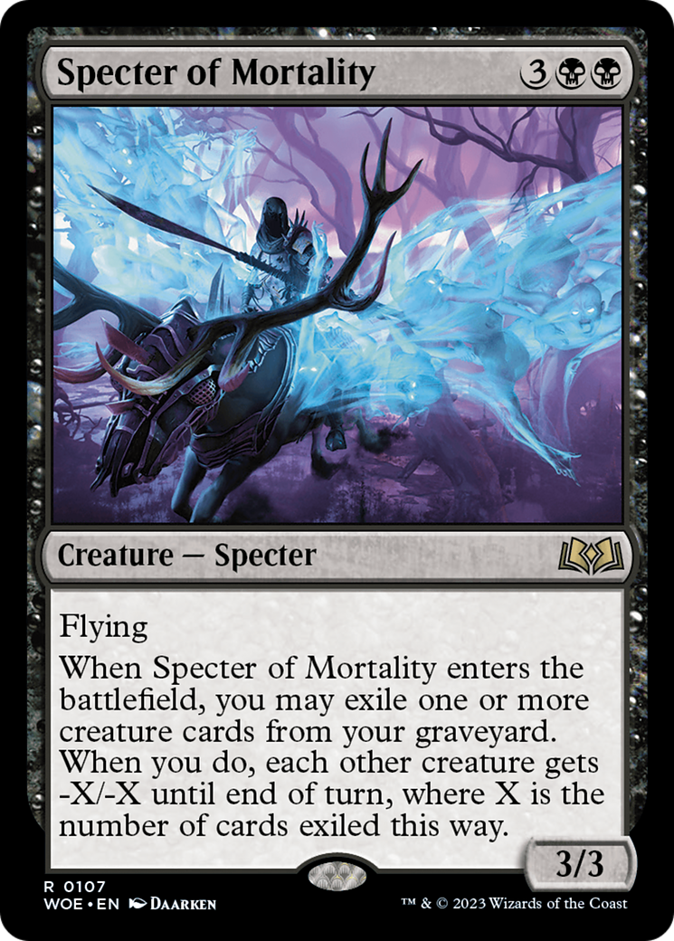 Specter of Mortality [Wilds of Eldraine] | Nerdhalla Games