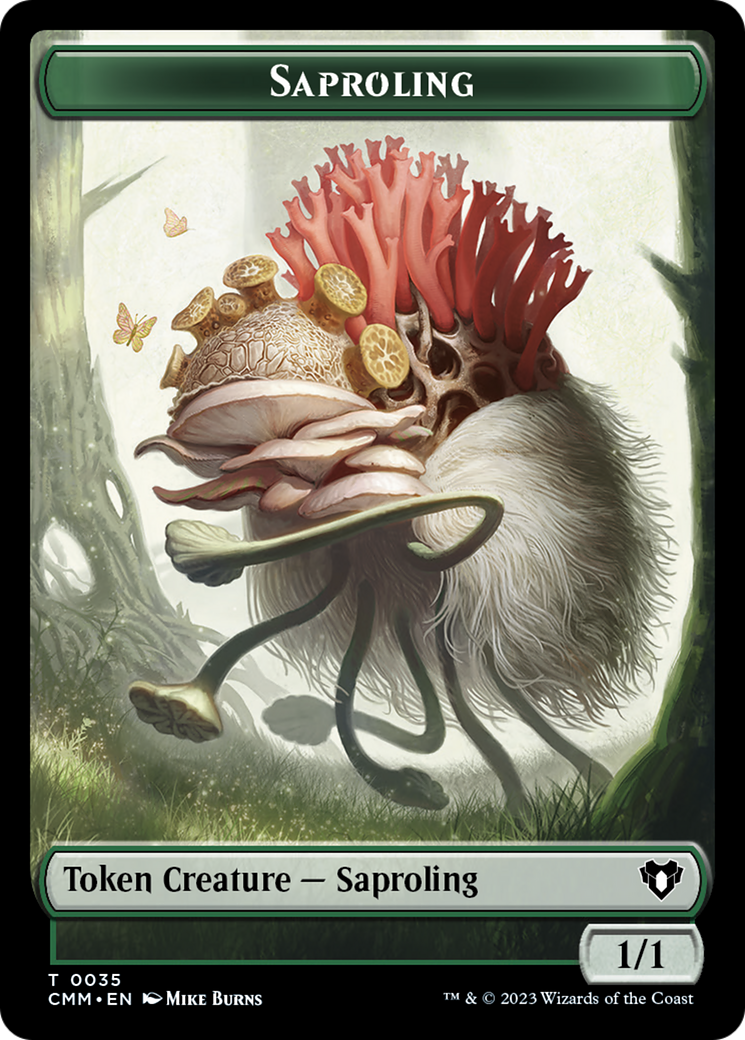 Saproling Token [Commander Masters Tokens] | Nerdhalla Games