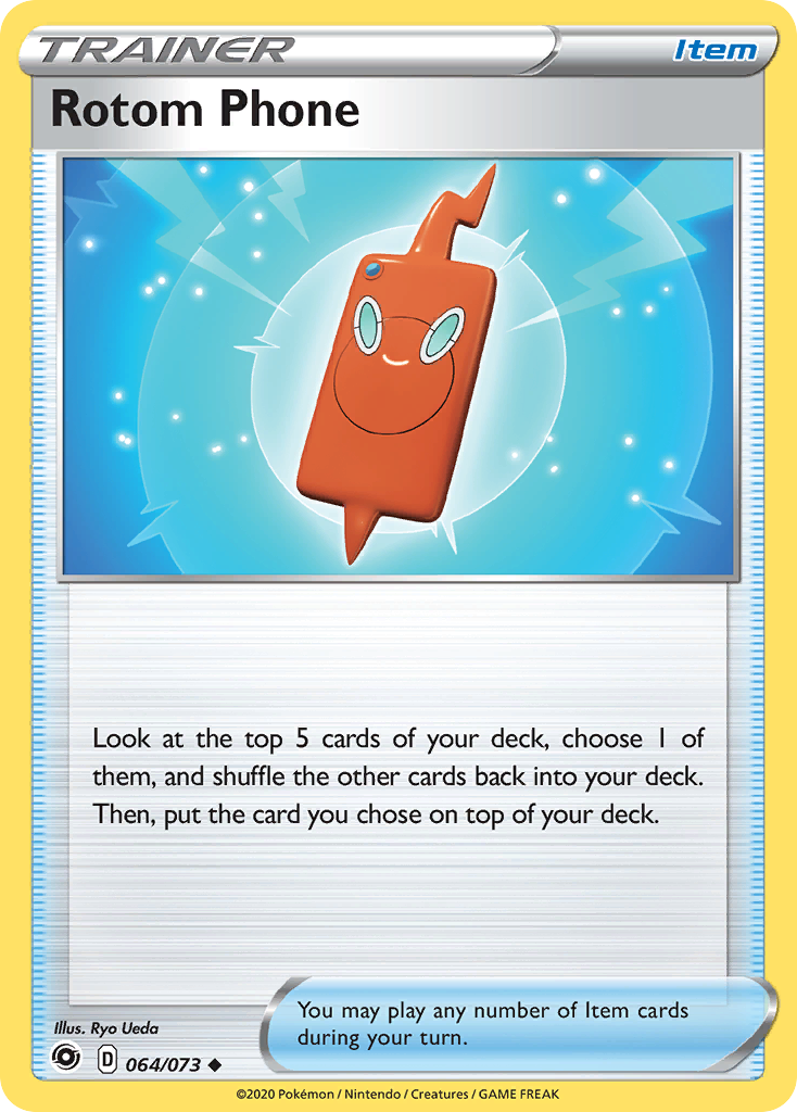 Rotom Phone (064/073) [Sword & Shield: Champion's Path] | Nerdhalla Games