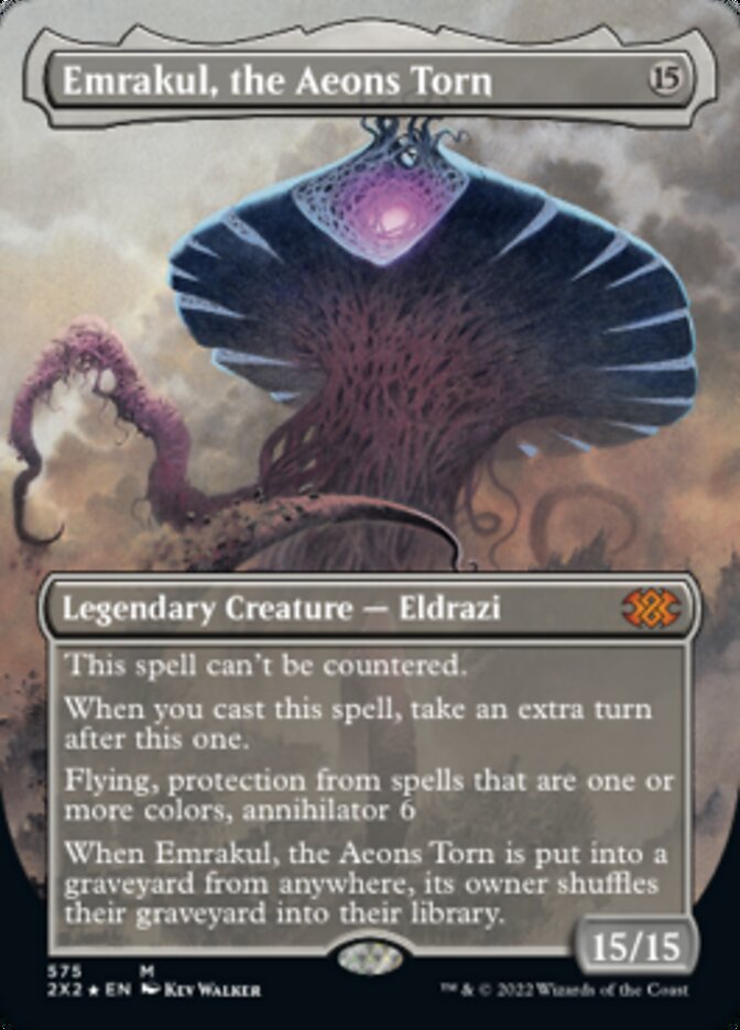 Emrakul, the Aeons Torn (Textured Foil) [Double Masters 2022] | Nerdhalla Games