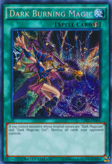 Dark Burning Magic [LDK2-ENS05] Secret Rare | Nerdhalla Games