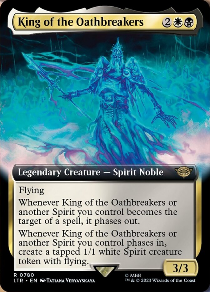 King of the Oathbreakers (Extended Art) (Surge Foil) [The Lord of the Rings: Tales of Middle-Earth] | Nerdhalla Games