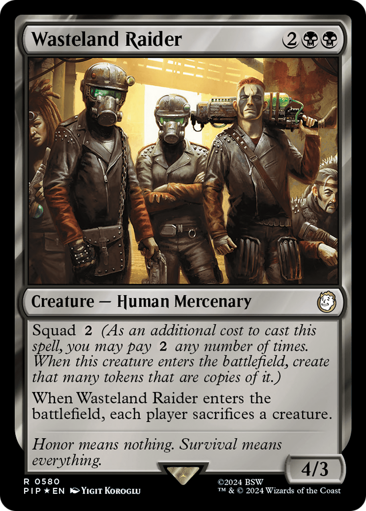 Wasteland Raider (Surge Foil) [Fallout] | Nerdhalla Games