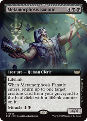 Metamorphosis Fanatic (Extended Art) [Duskmourn: House of Horror Commander] | Nerdhalla Games