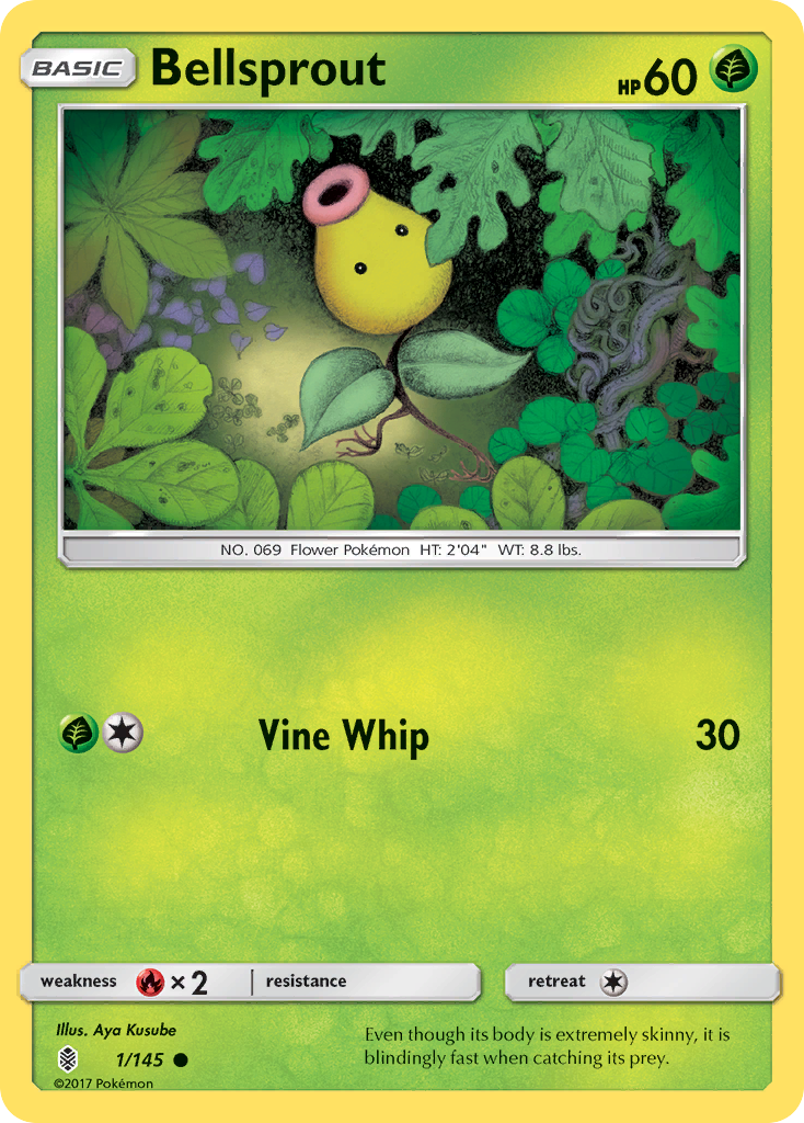 Bellsprout (1/145) [Sun & Moon: Guardians Rising] | Nerdhalla Games