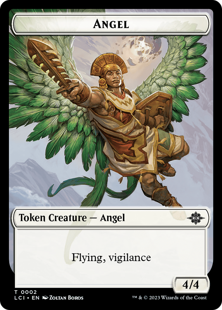 Angel Token [The Lost Caverns of Ixalan Tokens] | Nerdhalla Games