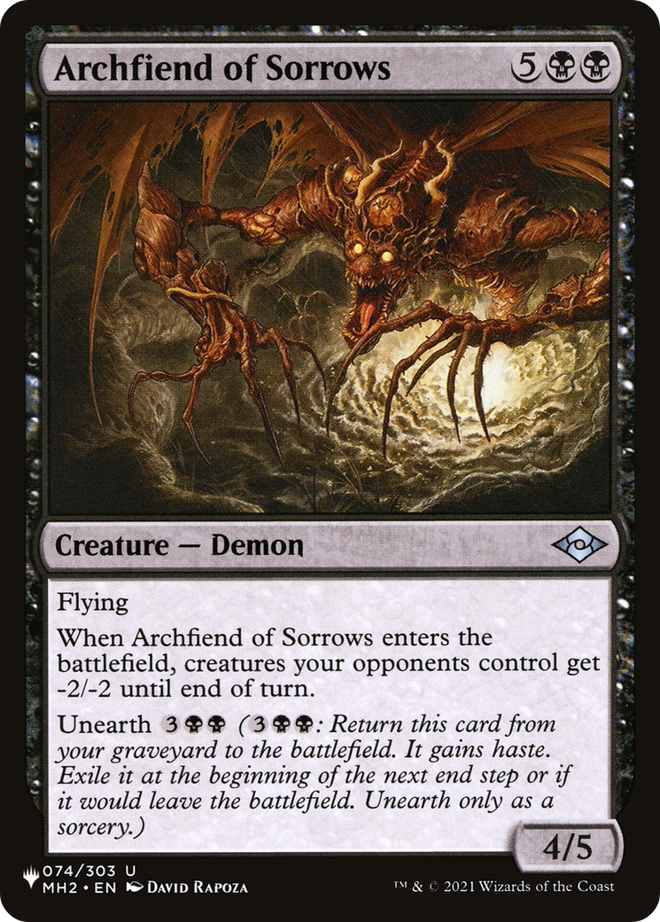 Archfiend of Sorrows [The List] | Nerdhalla Games