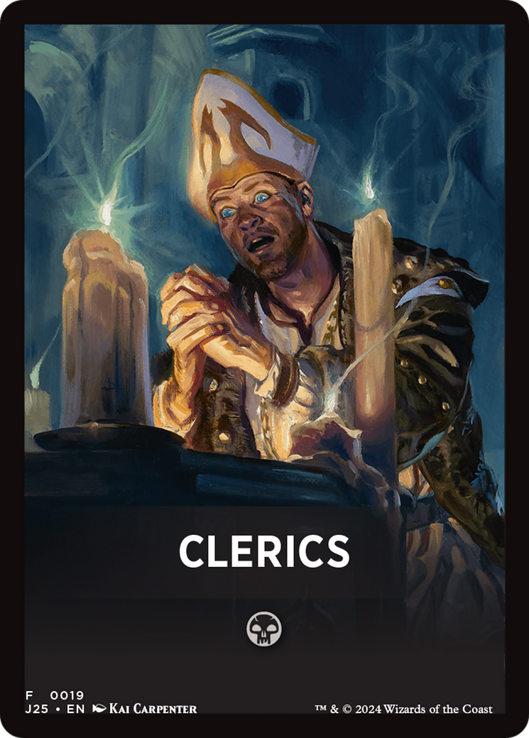 Clerics Theme Card [Foundations Jumpstart Front Cards] | Nerdhalla Games