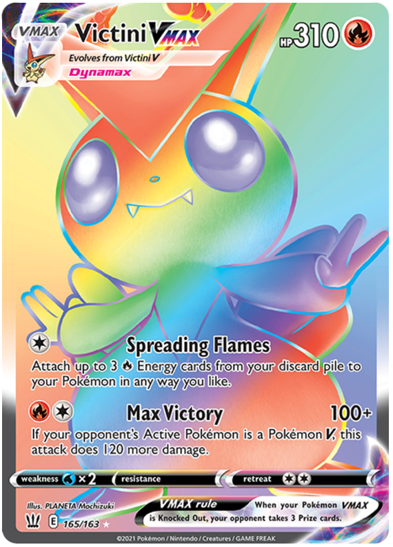 Victini VMAX (165/163) [Sword & Shield: Battle Styles] | Nerdhalla Games