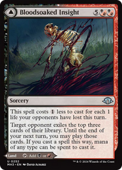 Bloodsoaked Insight // Sanguine Morass [Modern Horizons 3] | Nerdhalla Games