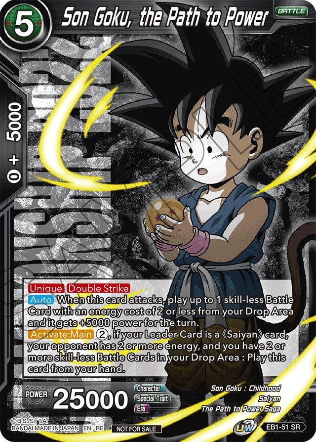 Son Goku, the Path to Power (Championship 2022) (EB1-51) [Promotion Cards] | Nerdhalla Games