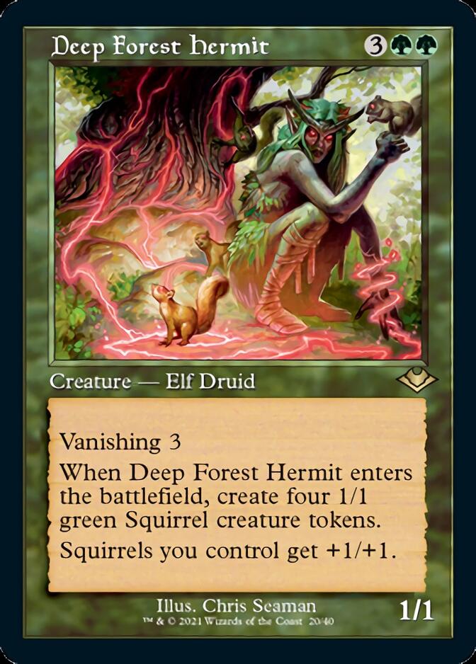 Deep Forest Hermit (Retro Foil Etched) [Modern Horizons] | Nerdhalla Games