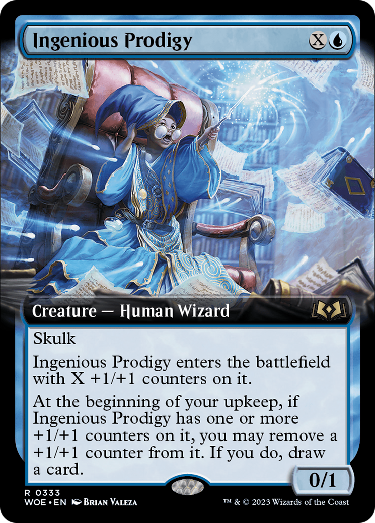 Ingenious Prodigy (Extended Art) [Wilds of Eldraine] | Nerdhalla Games