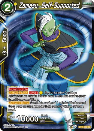 Zamasu, Self-Supported (BT16-089) [Realm of the Gods] | Nerdhalla Games