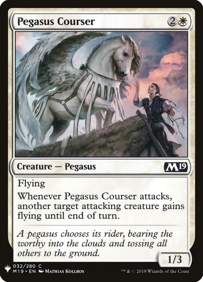 Pegasus Courser [Mystery Booster] | Nerdhalla Games