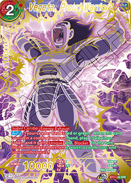 Vegeta, Proud Warrior (SPR) (BT17-132) [Ultimate Squad] | Nerdhalla Games