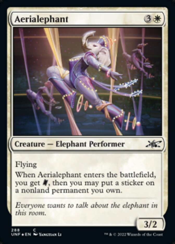 Aerialephant (Galaxy Foil) [Unfinity] | Nerdhalla Games