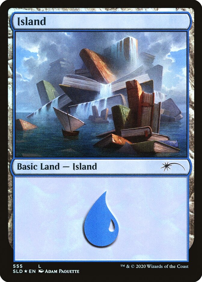 Island (Well Read) (555) [Secret Lair Drop Promos] | Nerdhalla Games