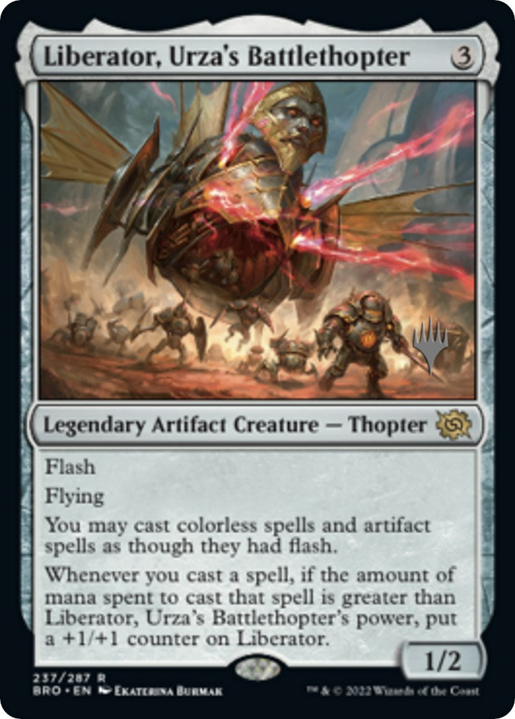 Liberator, Urza's Battlethopter (Promo Pack) [The Brothers' War Promos] | Nerdhalla Games