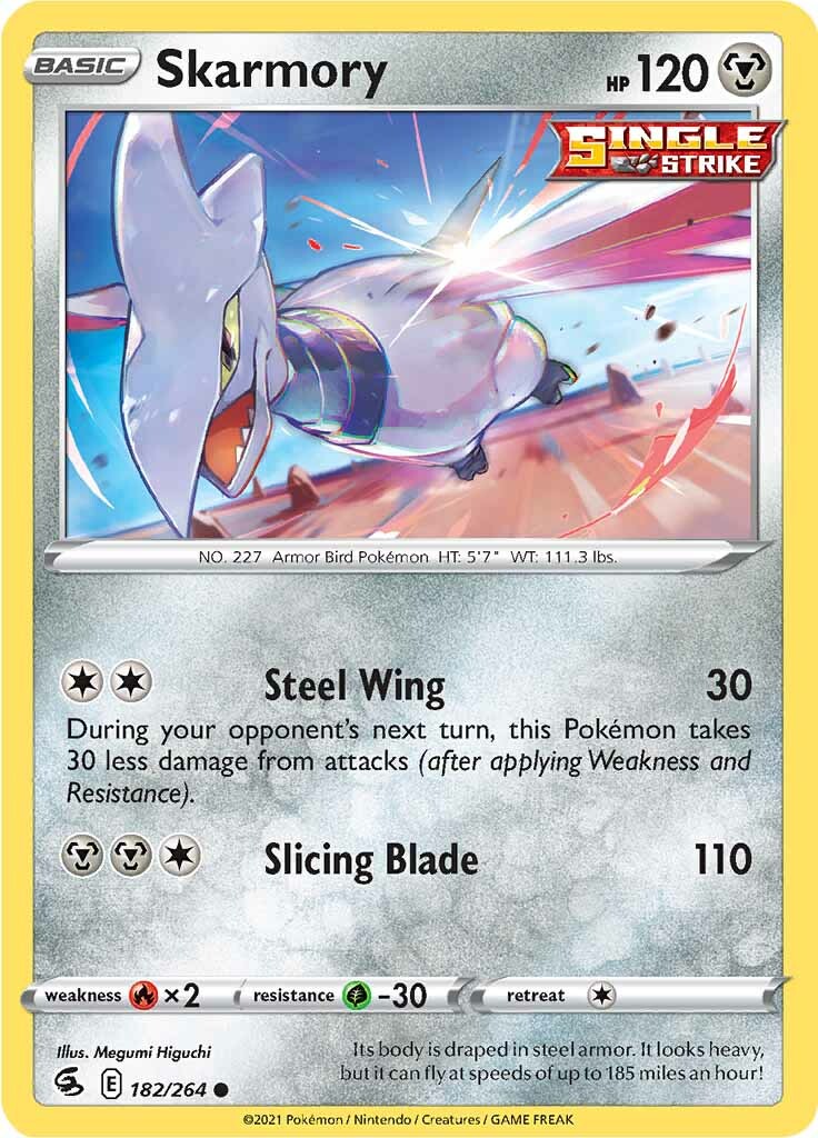 Skarmory (182/264) [Sword & Shield: Fusion Strike] | Nerdhalla Games