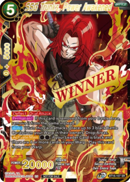 SSG Trunks, Power Awakened (Event Pack 10) (BT16-107) [Tournament Promotion Cards] | Nerdhalla Games