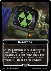 Radiation // Copy Double-Sided Token [Fallout Tokens] | Nerdhalla Games